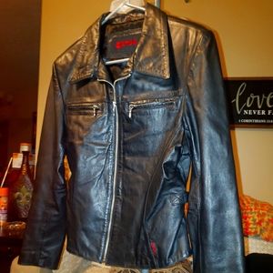 Vintage Leather Guess Jacket